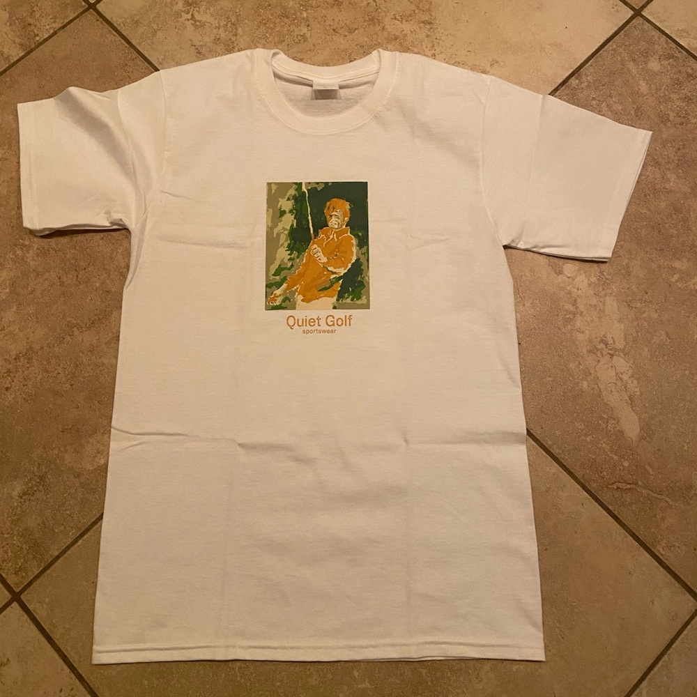 Quiet golf t shirt